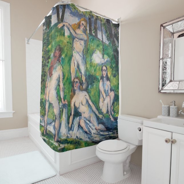 Cortina Para Box Paul Cezanne - Quatro Bathers (In Situ)