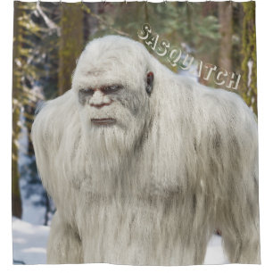 Cortina Para Box pé grande,sasquatch,agachado,Chá booger Cortina