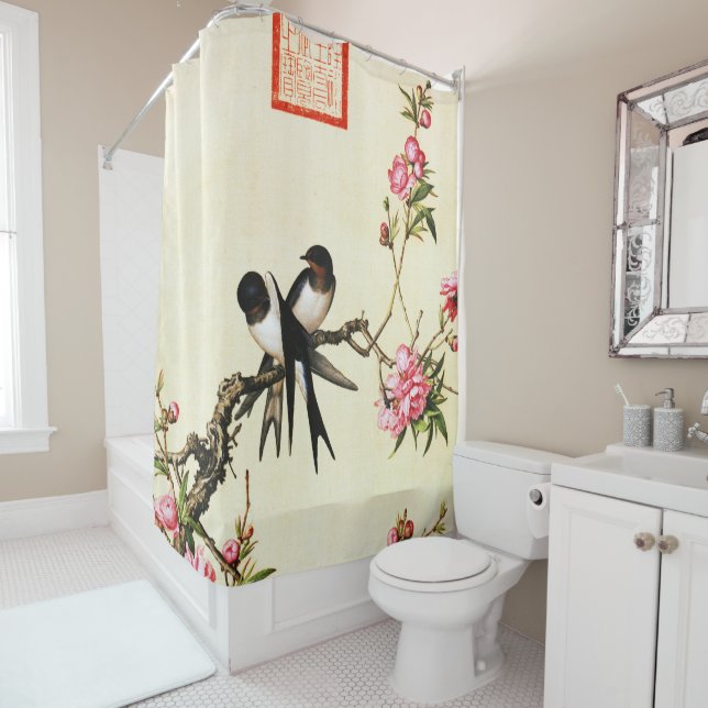 Cortina Para Box Peach Blossom Fine Art (In Situ)