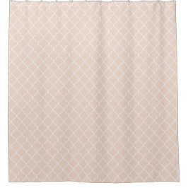 Cortina Para Box Peach Dust Marroquino Quatrefoil Patterno