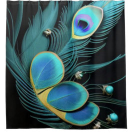 Cortina Para Box Peacock chá/Majestoso/|Cortina Chá