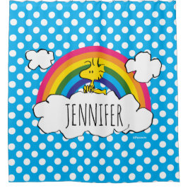 Cortina Para Box PEANUTS | Bolinhas arco-íris de madeira