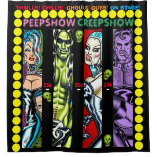 Cortina Para Box Peepshow Creepshow