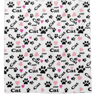 Cortina Para Box Pegadas de gato