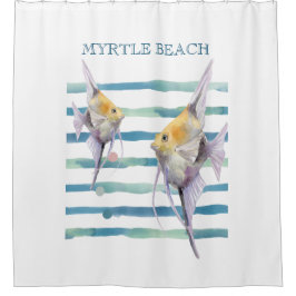 CORTINA PARA BOX PEIXE TROPICO DE ÁGUA, PRAIA DE VACAÇÃO