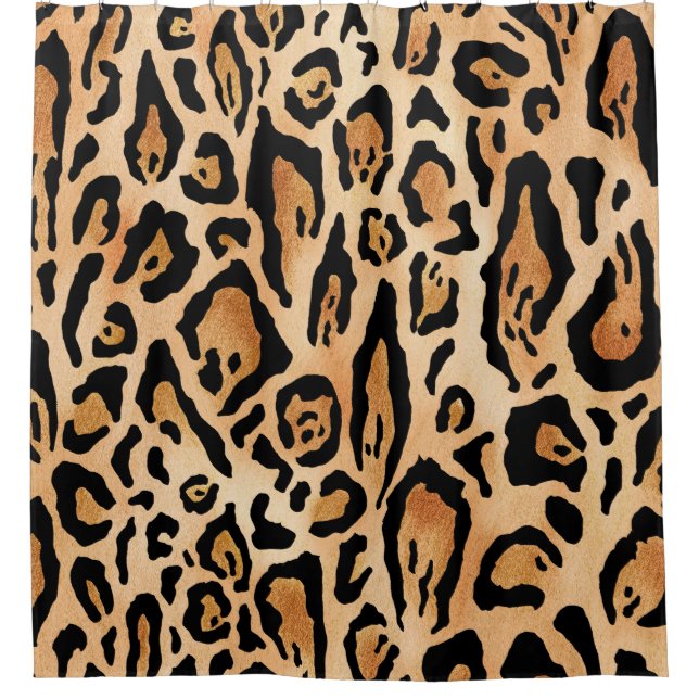 Cortina Para Box Pele-Leopardo: Padrão Sem-Olho Eterno (Frente)