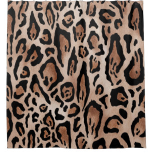 Cortina Para Box Pele-leopardo: padrão uniforme.