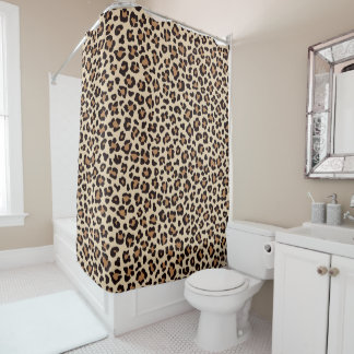Cortina Para Box Pele-Pele-Leopardo Padrão