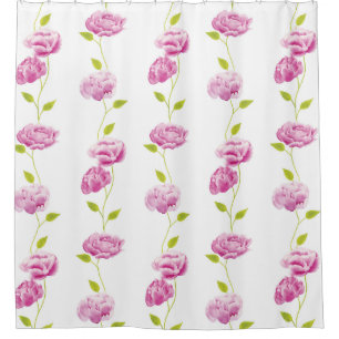 Cortina Para Box Peônias na Orangeria