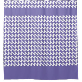 Cortina Para Box Periwinkle e ondas nítidas modernas brancas