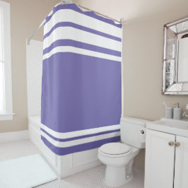 Cortina Para Box Periwinkle: Linhas Modernas em Branco
