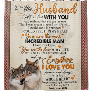 Cortina Para Box Personalizado Para Meu Marido De Poster De Esposa,
