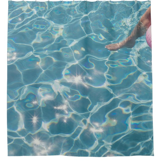 Cortina Para Box Pessoa na piscina de natação (Frente)