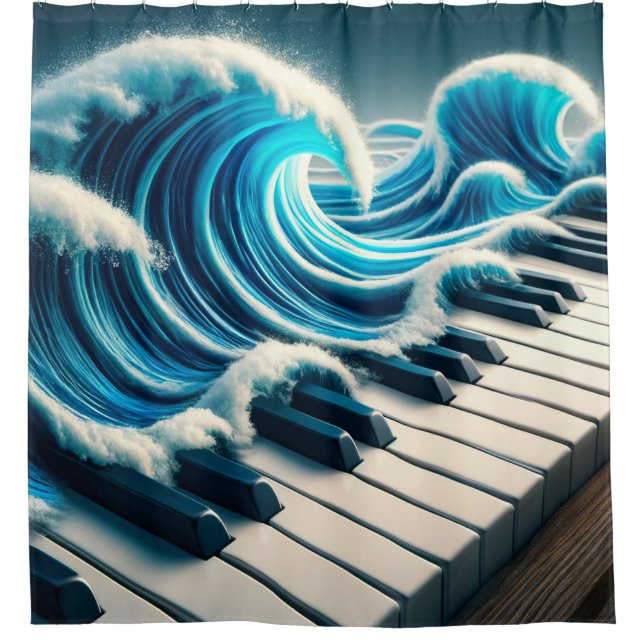 Cortina Para Box Piano Art (Frente)