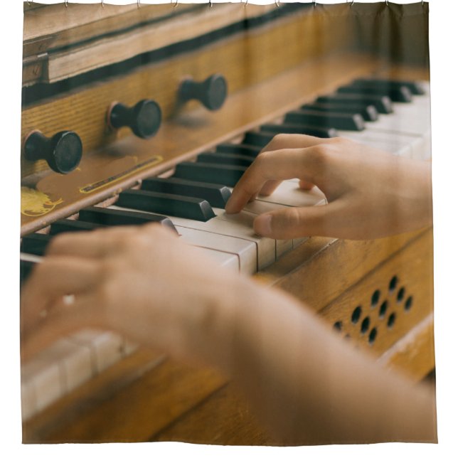 Cortina Para Box Piano bonito (Frente)