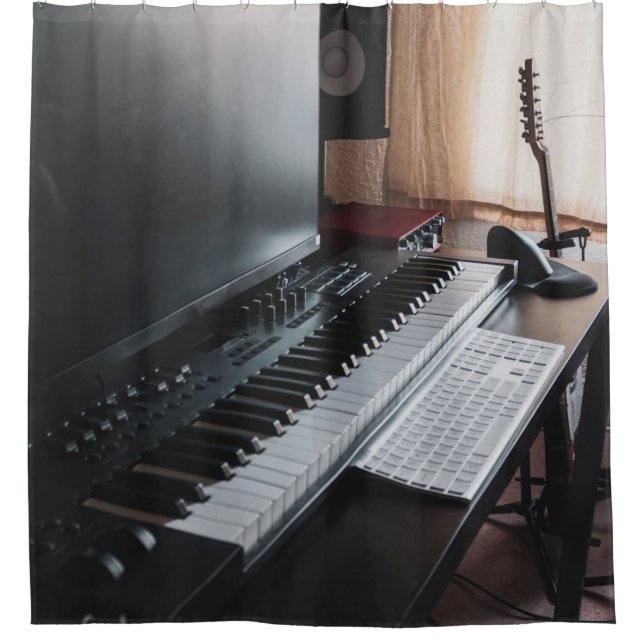 Cortina Para Box Piano incrível (Frente)