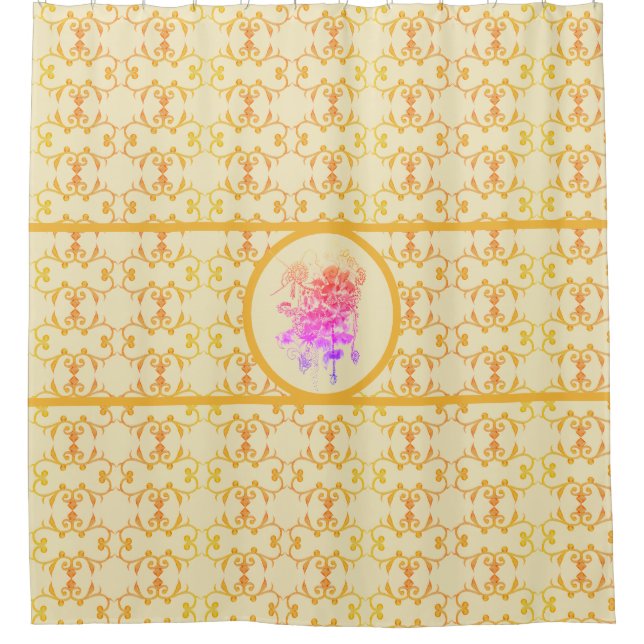 Cortina Para Box Pidro-rosa e alcaçuz (Frente)