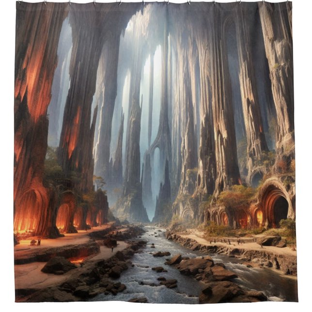 Cortina Para Box Pilares e Pessoas (Frente)