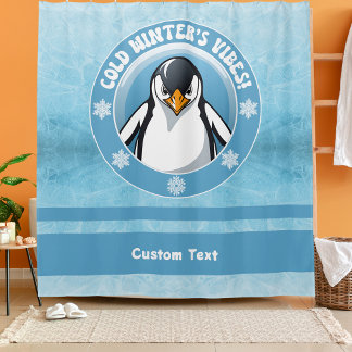 Cortina Para Box Pinguim giro, Víblias frias de inverno
