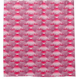 Cortina Para Box Pink Natal Elf Seamless Pattern Classic Modern