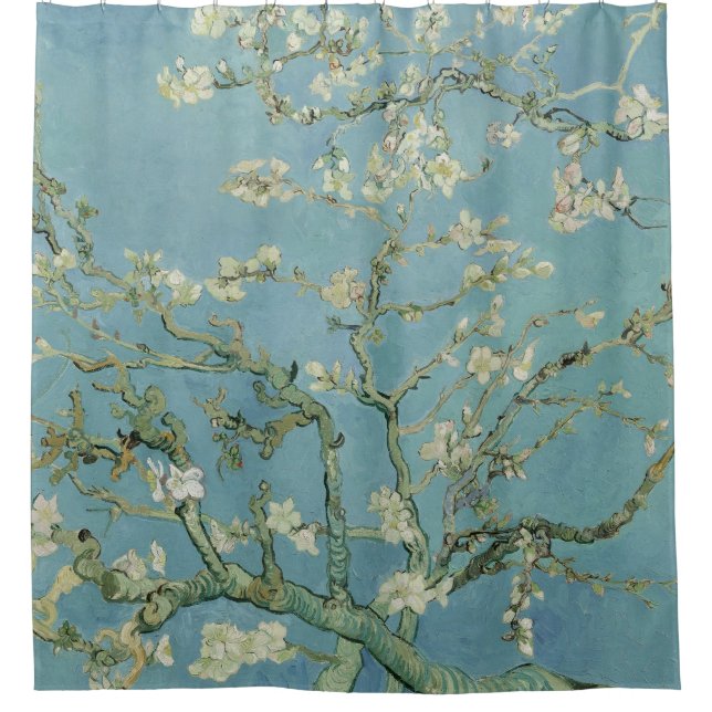 Cortina Para Box Pintura de Almond Blossoms por Van Gogh (Frente)