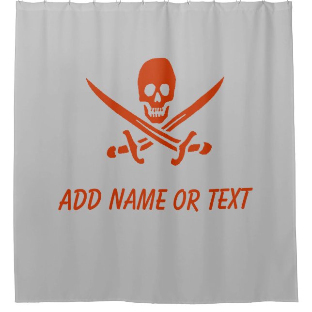 Cortina Para Box Pirate Jolly Roger (Frente)