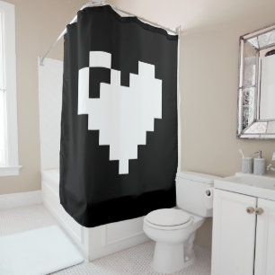 Cortina Para Box Pixel Heart 8 bits