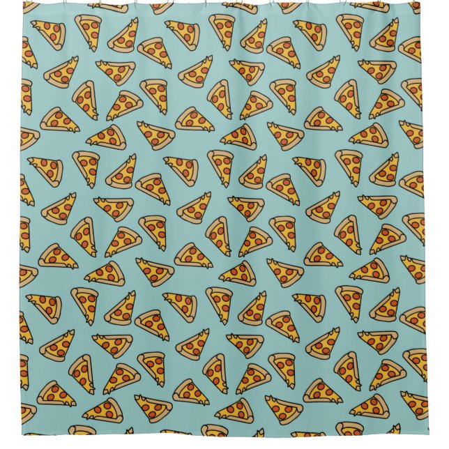 Cortina Para Box Pizza Pattern (Frente)