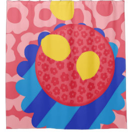 Cortina Para Box Placa de Flor de Limão