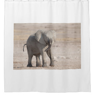 Cortina Para Box Playful young elephant