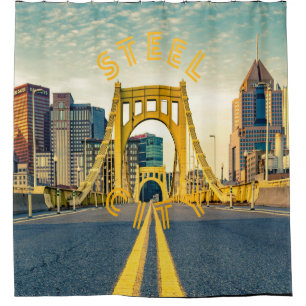 Cortina Para Box Ponte Skyline City em Pittsburgh Pennsylvania