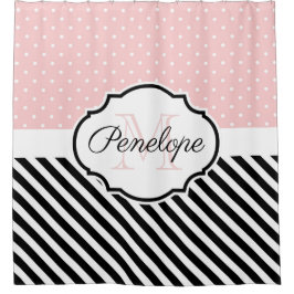 Cortina Para Box Pontos bonitos e listras