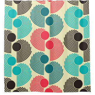 Cortina Para Box Pontos coloridos: padrão uniforme de abstrato.