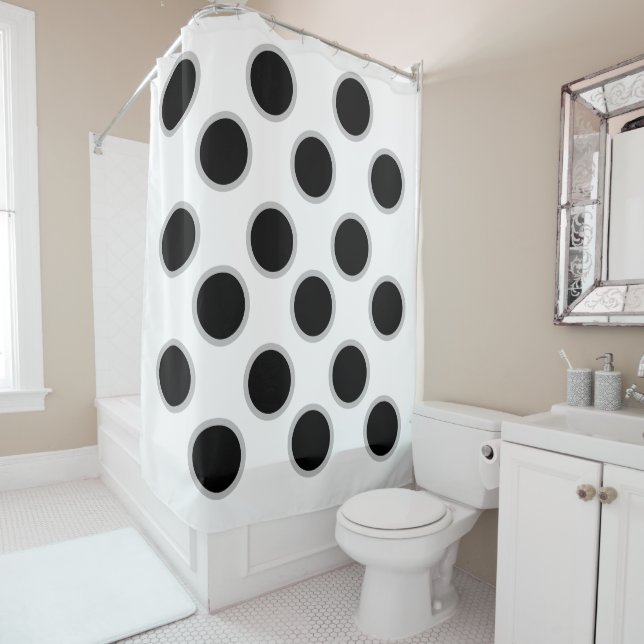 Cortina Para Box Pontos pretos (In Situ)