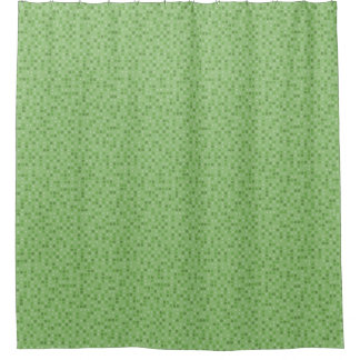 Cortina Para Box Pontos Verde Claros