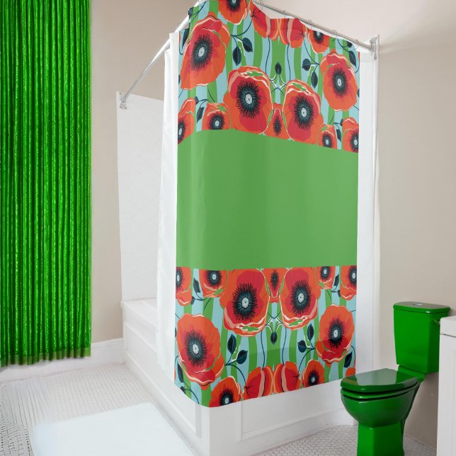 Cortina Para Box Poppies Vermelhos (Criador carregado)