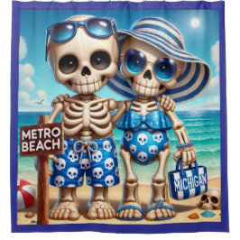 Cortina Para Box Praia do Metro do Casal Skeleton
