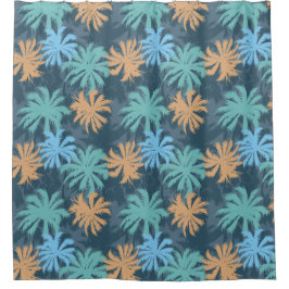 Cortina Para Box Praia Vibe Palm Tree