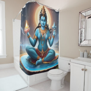 Cortina Para Box Presença divina: Design de Chá Ganesh