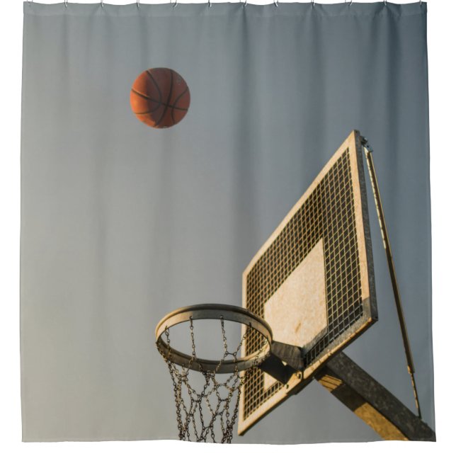 Cortina Para Box Presente bonito de Basquete (Frente)