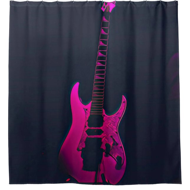 Cortina Para Box Presente de guitarrista acústico (Frente)