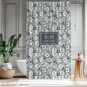 Cortina Para Box Presente engraçado e elegante para fãs de dinheiro