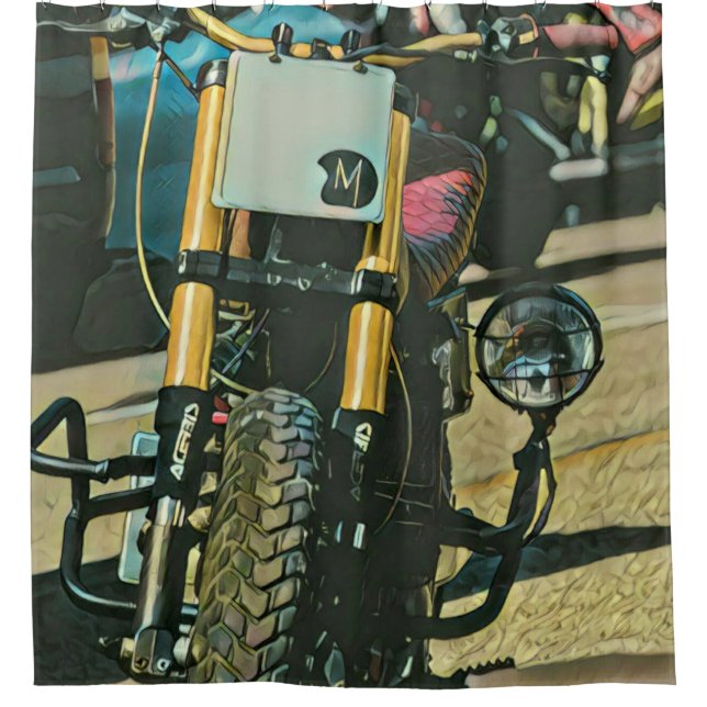 Cortina Para Box Presentes para motociclos (Frente)