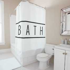 Cortina Para Box Preto Branco-Branco-Quadrado da Casa Farmada Russa