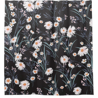 Cortina Para Box Primavera Daisy Floral Seamless Design