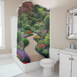 Cortina Para Box primavera paisagem