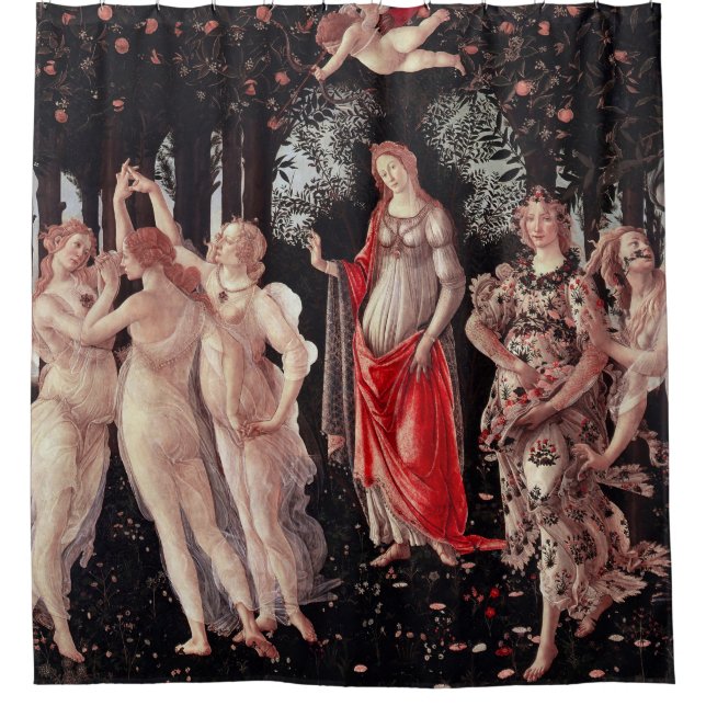 Cortina Para Box Primavera Primavera Sandro Botticelli Renascença (Frente)