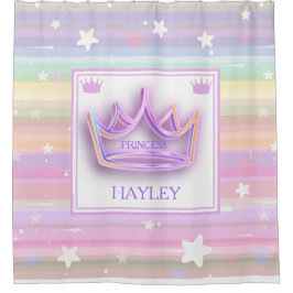 Cortina Para Box Princesa Personalizada Coroa