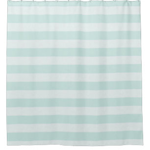 Cortina Para Box Propriedade-Aqua--Branco-Listra-Banho-Decoração