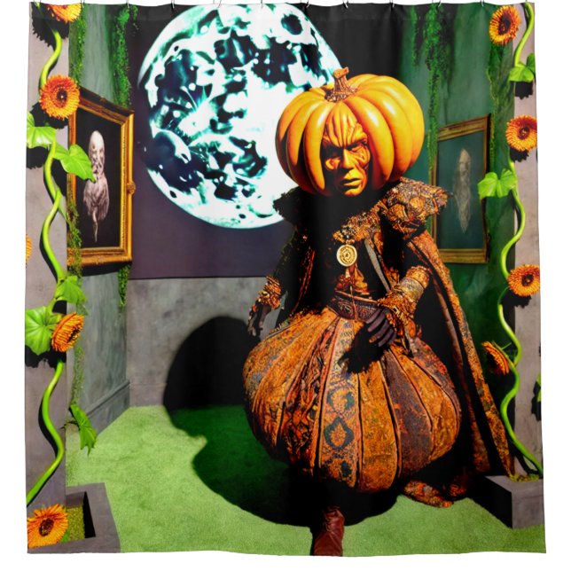 Cortina Para Box Pumpkin Man (Frente)